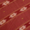 Sanskriti Vintage Saree Pochampally Hand Woven Ikat Pure Cotton Sari 5yd Sustainable Fabric