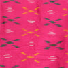Sanskriti Vintage Saree Pink Sambhalpuri Hand Woven Ikat Pure Silk Sari Sustainable Fabric