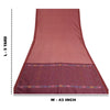 Sanskriti Vintage Saree Mauve Sambhalpuri HandWoven Ikat Pure Cotton Sari Sustainable Fabric