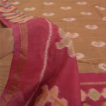 Load image into Gallery viewer, Sanskriti Vintage Saree Indian Multi Hand Woven Ikat Cotton Silk Sari 5yd Fabric
