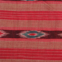 Load image into Gallery viewer, Sanskriti Vintage Sarees Pink Pochampally HandWoven Ikat Pure Cotton Sari Fabric
