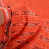 Sanskriti Vintage Sarees Pochampally Hand Woven Ikat Blend Cotton Sari Sustainable Fabric