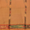 Sanskriti Vintage Saree Peach Sambhalpuri HandWoven Ikat Pure Cotton Sari Sustainable Fabric