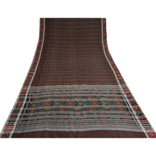Load image into Gallery viewer, Sanskriti Vintage Saree Mauve Odisha HandWoven Ikat Pure Cotton Sari 5yd Fabric

