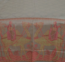 Load image into Gallery viewer, Sanskriti New Indian Woven Viscose Shawl Scarf Stole Warm Grey Bedouin Camel
