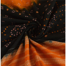 Load image into Gallery viewer, Tie &amp; Dye Woven Woolen Shawl Black Stole Floral

