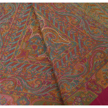 Load image into Gallery viewer, Sanskriti New Indian Scarf Hand Embroidered Polywool Shawl Kashmiri Stole
