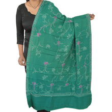 Load image into Gallery viewer, Hand Embroidered Shawl Scarf Stole Sozani Embroidery
