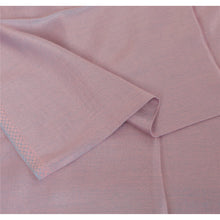 Load image into Gallery viewer, Sanskriti New Pink Viscose Reversible Shawl Woven Work Long Stole Soft Scarf
