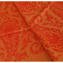 Load image into Gallery viewer, Sanskriti New Orange Shawl Viscose Phulkari Woven Work Long Stole Soft Scarf
