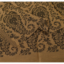 Load image into Gallery viewer, Sanskriti New Brown Shawl Viscose Phulkari Woven Work Long Stole Soft Scarf
