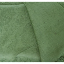 Load image into Gallery viewer, Sanskriti New Green Shawl Viscose Sauroski Woven Work Long Stole Soft Scarf
