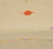 Load image into Gallery viewer, Multi Ari Zama Vintage Hand Embroidered Kashmiri Shawl Scarf Woolen Stole Cream
