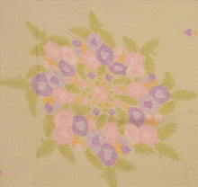 Load image into Gallery viewer, Multi Ari Zama Vintage Hand Embroidered Kashmiri Shawl Scarf Woolen Stole Cream

