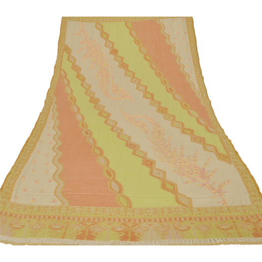 Санскритский винтажный многослойный вышитый вручную шерстяной тканый платок Ari Work Stole Scarf