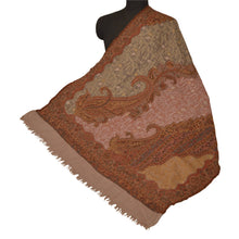 Load image into Gallery viewer, Multi Hand Embroidered Woolen Shawl Ari Work Woven Stole Scarf
