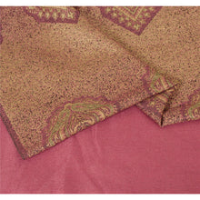 Load image into Gallery viewer, Sanskriti Vintage Pink Woolen Shawl Woven Work Long Stole Soft Long Scarf Floral
