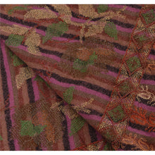 Load image into Gallery viewer, Multicolor Woolen Shawl Hand Embroidered Ari Work Stole Scarf
