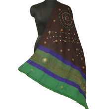 Load image into Gallery viewer, Woolen Shawl Hand Embroidered Kutch Work Long Stole Soft Scarf
