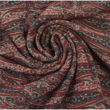 Load image into Gallery viewer, Multi Color Woolen Shawl Woven Work Long Stole Scarf Paisley
