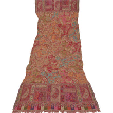 Load image into Gallery viewer, Sanskriti Vintage Multi Color Woolen Shawl Woven Work Long Stole Soft Scarf
