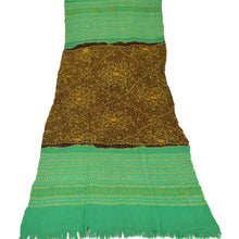 Load image into Gallery viewer, Sanskriti Vintage Long Shawl Green Handmade Ari Work Woolen Scarf Throw Stole

