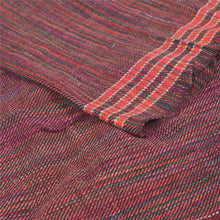 Load image into Gallery viewer, Sanskriti Vintage Woolen Pink Reversible Woolen Shawl Woven Long Stole Scarf
