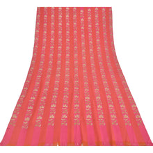 Load image into Gallery viewer, Sanskriti Vintage Peach Pure Woolen Shawl Hand Embroidered Long Throw Stole
