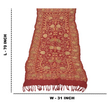 Load image into Gallery viewer, Sanskriti Vintage Long Shawl Handmade Ari Work Pure Woolen Scarf Throw Stole
