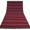 Sanskriti Vintage Long Dark Red Woolen Shawl Woven Scarf Throw Soft Stole