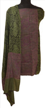 Load image into Gallery viewer, Sanskriti New Indian Woven Viscose Shawl Scarf Stole Warm Green Paisley
