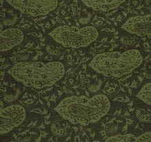 Load image into Gallery viewer, Sanskriti New Indian Woven Viscose Shawl Scarf Stole Warm Green Paisley
