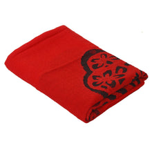 Load image into Gallery viewer, Sanskriti New Indian Embroidered Shawl Scarf Patch Work Red Woolen Stole Warm
