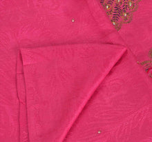 Load image into Gallery viewer, Sanskriti New Indian Woven Viscose Shawl Scarf Stole Warm Pink Peacock
