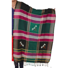 Load image into Gallery viewer, SANSKRITI NEW WOVEN INDIAN SHAWL SCARF VISCOSE MULTI COLOR STOLE WARM
