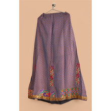 Load image into Gallery viewer, Indian Woven Lehenga Brocade Long Skirt Party Purple
