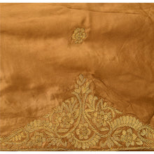 Load image into Gallery viewer, Hand Beaded Lehenga Long Skirt Pure Satin Silk Brown Zardozi
