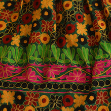 Load image into Gallery viewer, Vintage Indian Bollywood Women Long Skirt Hand Embroidered S Size Kutch Lehenga
