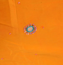 Load image into Gallery viewer, Sanskriti Vintage Indian Bollywood Women Long Skirt Hand Beaded Orange M Size Lehenga
