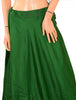Sanskriti Vintage Indian Bollywood Women Long Skirt Embroidered Green XL Size Lehenga