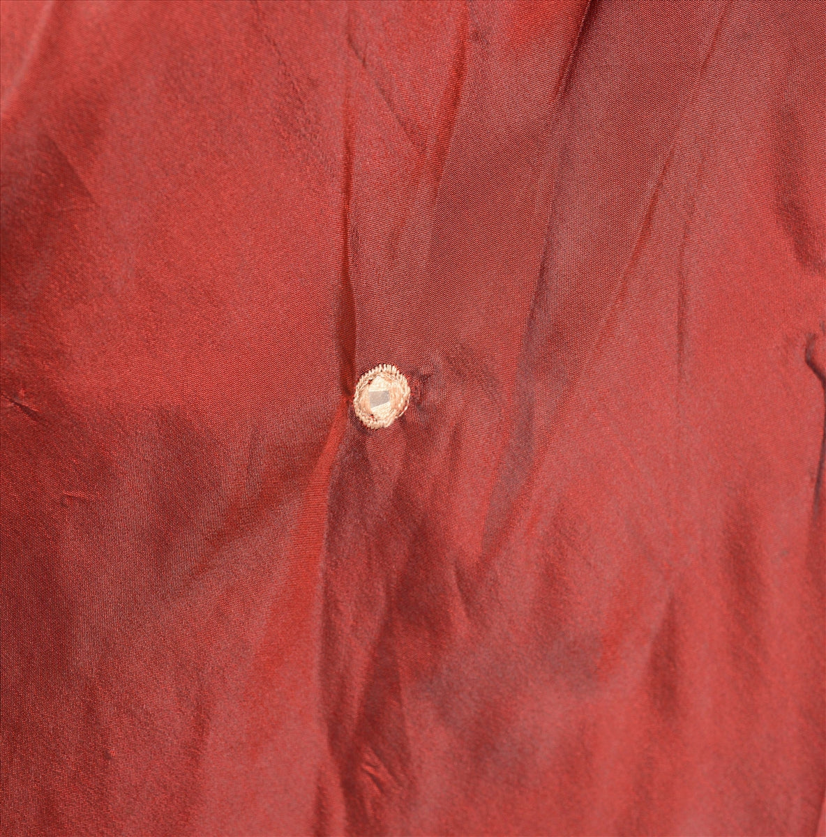 Sanskriti Vintage Dark Red 100% Pure Silk Skirt Stitched Long Hand Beaded Mirror Work