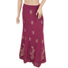 Sanskriti Vintage Purple Long Skirt Georgette Hand Beaded Stitched Lehenga Zari