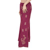 Sanskriti Vintage Purple Long Skirt Georgette Hand Beaded Stitched Lehenga Zari