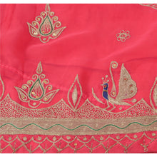 Load image into Gallery viewer, Sanskriti Vintage Pink Long Skirt American Georgette Hand Beads Stitched Lehenga
