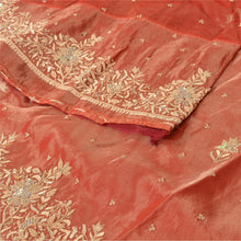 Load image into Gallery viewer, Sanskriti Vintage Long Skirt Pure Tissue Silk Hand Beaded Unstitched Lehenga
