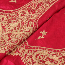 Load image into Gallery viewer, Sanskriti Vintage Long Skirt Pure Satin Silk Handmade Pink Unstitched Lehenga

