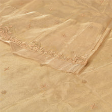 Load image into Gallery viewer, Sanskriti Vinatage Sanskriti Vintage Long Skirt Tissue Handmade Golden Unstitched Zardozi Lehenga
