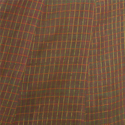 Sanskriti vintage nederdel mosgrøn 100 % ren bomuld Phulkari Lehanga