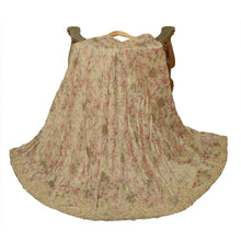 Load image into Gallery viewer, Sanskriti Vintage Long Skirt Pure Tissue Silk Handmade Golden Stitched Lehenga
