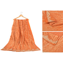 Load image into Gallery viewer, Sanskriti Vintage Long Skirt Pure Tissue Silk Hand Beaded Unstitched Lehenga
